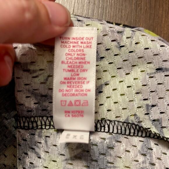 Justice Girls Mesh Jersey Tee Sz 7 Glitter HAPPY 04 Daisies Floral Shirt - Picture 7 of 7